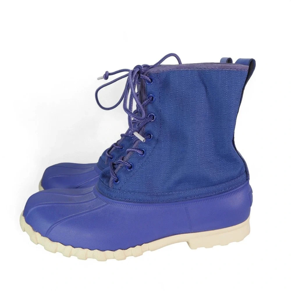 Native The Jimmy Citylite Rain Ankle Duck‎ Boots Purple Women's 7